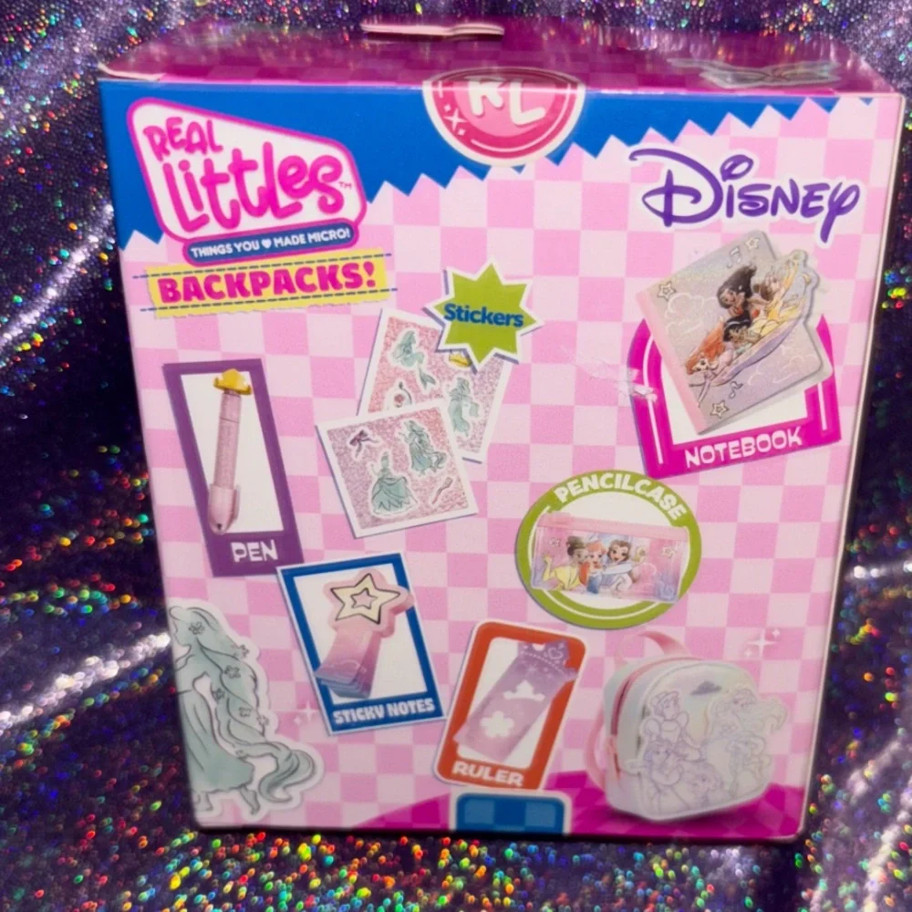 Real Littles Disney Princess Iridescent Mini Backpack